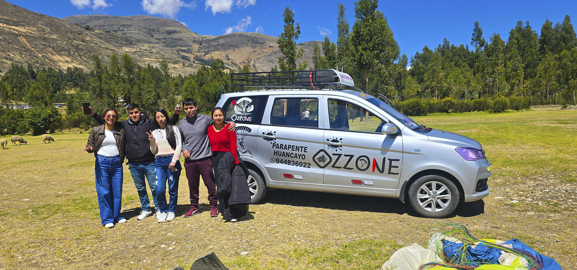 Vuelo en parapente con Ozzone Parapente