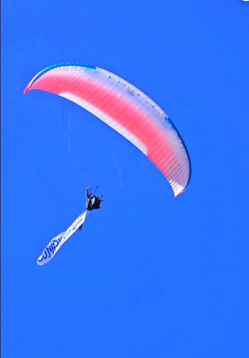 Video panorámico de parapente